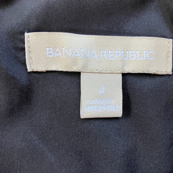 Banana Republic Black Wool Sheath Dress Size 4 Workwear Classic - Picture 6 of 6